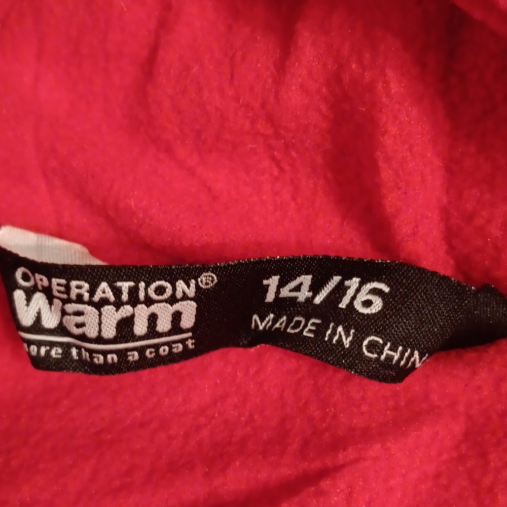 Operation Warm Boys Coat 14/16 NIP - Picture 3 of 4